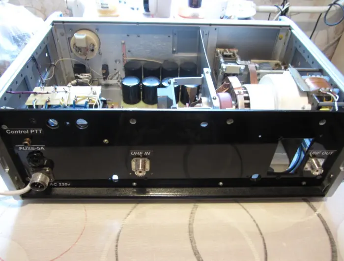 144 MHz 500W Power Amplifier on GI-46b Tube