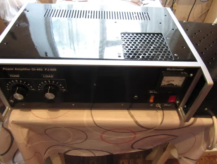 144 MHz 500W Power Amplifier on GI-46b Tube